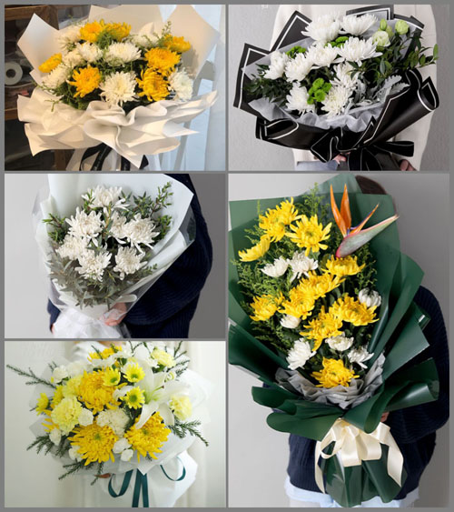 辽宁鞍山铁东区园林街道白事花束代送